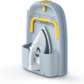 Joseph Joseph Pocket Folding Tabletop Ironing Board with Iron Holder and wall mount, Compact Space-Saving , Grey/Yellow