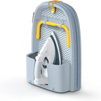 Joseph Joseph Pocket Folding Tabletop Ironing Board with Iron Holder and wall mount, Compact Space-Saving , Grey/Yellow