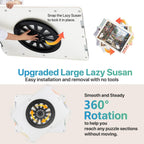 ⏰ LAST DAY 60% OFF 💥 1500 Pieces Rotating Plastic Puzzle Board with Drawers and Cover, 35"x27" Portable Spinning Jigsaw Puzzle Table for Adults, Upgraded Lazy Susan, Ideal Gift for Mum