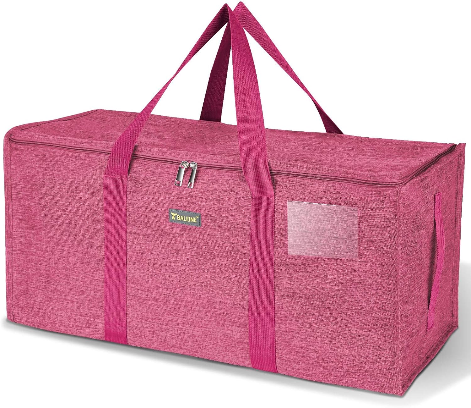 Extra Large Storage Tote with Zippers & Carrying Handles