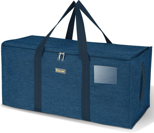 Extra Large Storage Tote with Zippers & Carrying Handles